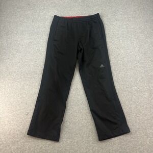 Vintage Adidas Training Track Pants Men's M Black White Stripe Loose Y2K 2000s